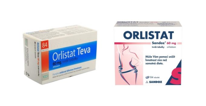 Orlistat Teva a Orlistat Sandoz