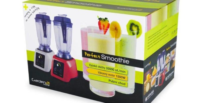 g21 blender perfect smoothie červený