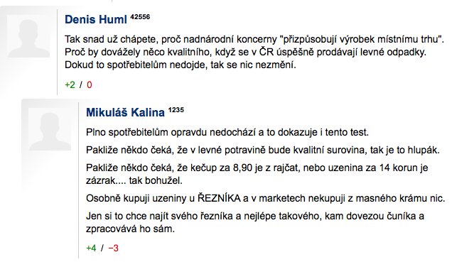 diskuse uzeniny