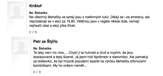diskuze šlehačka
