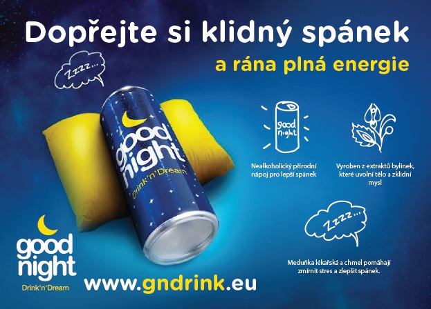 good night drink, nápoj na spaní